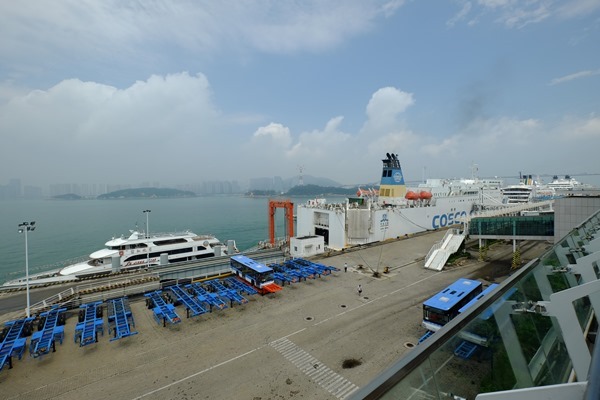 DSCF7673 - 台湾・台中港から中国・厦門東渡国際フェリーターミナルへ船に乗船、海路国境越えを自転車とする