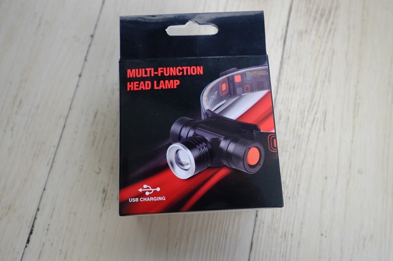 【レビュー】中華製 Multi Fuction Head Lamp【ズーム機能・18650電池・交換式・金属製】
